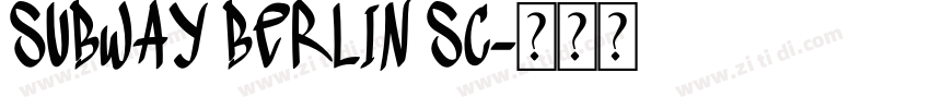 Subway Berlin SC字体转换